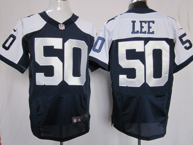 Dallas Cowboys 50 Lee Blue Thankgivings Nike Elite Jersey